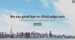 Desktop Screenshot of clicklodge.com