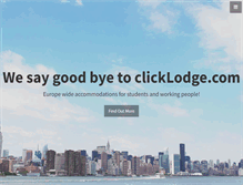 Tablet Screenshot of clicklodge.com